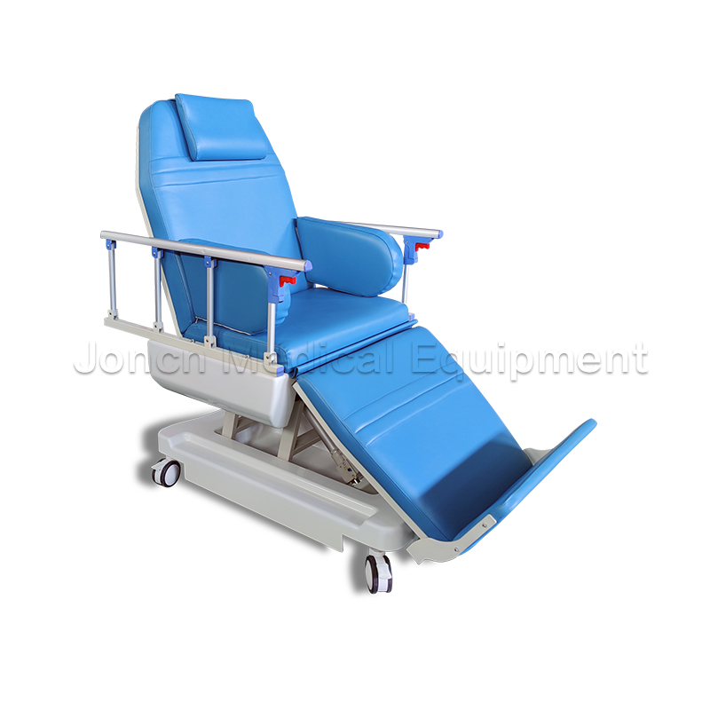 DC188008 ثلاث وظائف كهربائي قابل للتعديل مستلق المريض جمع دم المتبرع غسيل الكلى كرسي غسيل الكلى مع CPR