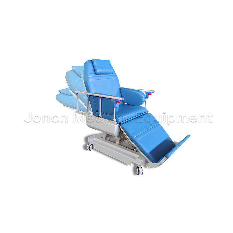 DC188008 ثلاث وظائف كهربائي قابل للتعديل مستلق المريض جمع دم المتبرع غسيل الكلى كرسي غسيل الكلى مع CPR