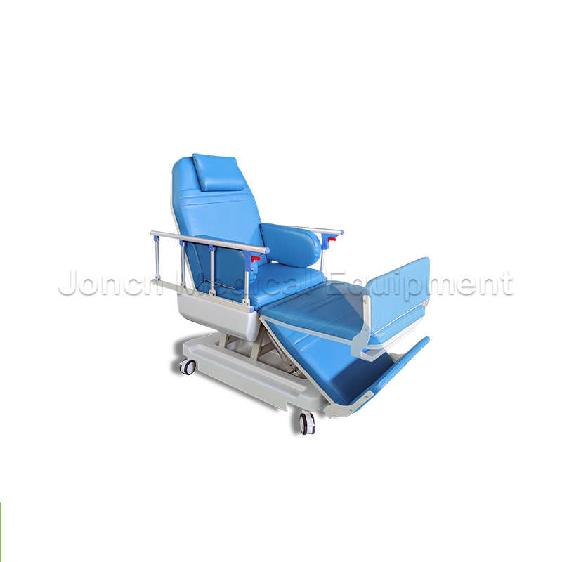 DC188008 ثلاث وظائف كهربائي قابل للتعديل مستلق المريض جمع دم المتبرع غسيل الكلى كرسي غسيل الكلى مع CPR